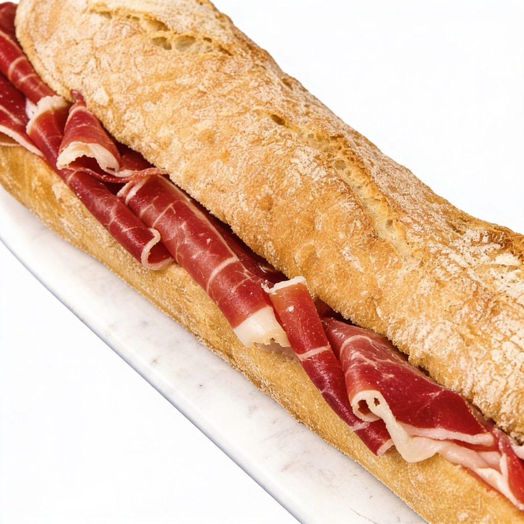 Bocadillo de jamón ibérico